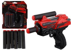 Pistolet na miękkie strzałki red mini. Wydawca: Pro Kids. Multiszop.pl Opakowanie Pistolet na miękkie strzałki red mini