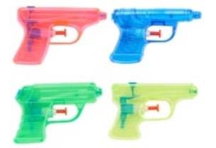 Opakowanie Pistolet na wodę 10cm 2szt mix