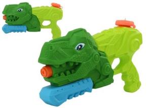 Pistolet na wodę Tyranozaur 1000 ml zielony. Wydawca: Leantoys. Multiszop.pl Opakowanie Pistolet na wodę Tyranozaur 1000 ml zielony
