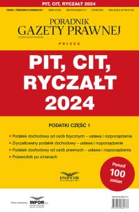 Okładka książki Pit, Cit, Ryczałt 2024 Podatki-Przewodnik..