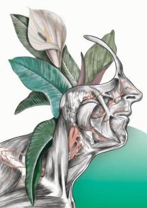 Opakowanie Plakat Floral head