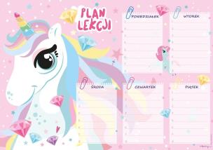 Opakowanie Plan lekcji - Jednorożec (5szt)