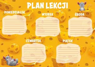 Opakowanie Plan lekcji - Ser (5szt)