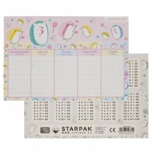 Opakowanie Plan lekcji z tabliczką mnożenia Jeże (25szt)