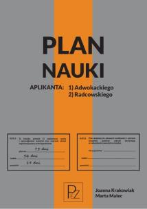 Okładka książki Plan nauki aplikanta adwokackiego/radcowskiego