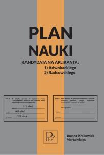 Okładka książki Plan nauki kandydata na aplikanta adwokackiego/radcowskiego