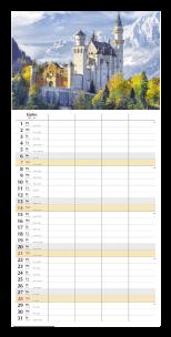 Opakowanie Planer 2024 miesięczny Zamek