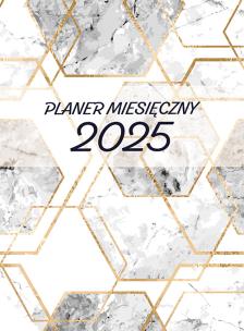 Opakowanie Planer 2025 miesięczny duży 2 geometryczny