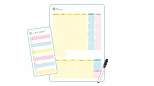 Opakowanie Planery magnetyczne miesięczny i lista zadań z markerem