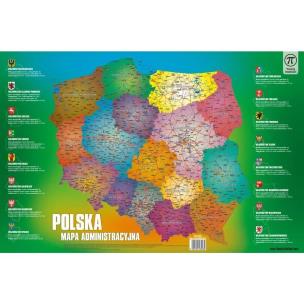 Plansza na biurko Mapa Polski 550x365 mm. Wydawca: GDD. Multiszop.pl Opakowanie Plansza na biurko Mapa Polski 550x365 mm
