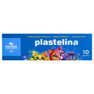 Plastelina 1315S1 10 kolorów Kotki. Wydawca: Koh-I-Noor. Multiszop.pl Opakowanie Plastelina 1315S1 10 kolorów Kotki