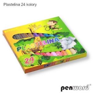 Opakowanie Plastelina 24 kolorów