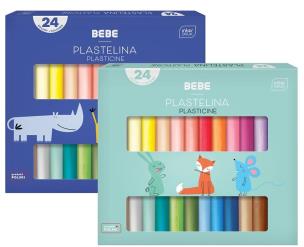 Plastelina 24 kolory BB Kids. Wydawca: INTERDRUK. Multiszop.pl Opakowanie Plastelina 24 kolory BB Kids