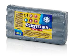 Opakowanie Plastelina Astra (303117012) 500g popielata