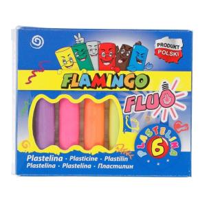 Opakowanie Plastelina okrągła 12mm 6 kolorów