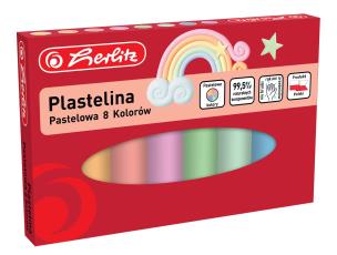 Opakowanie Plastelina pastelowa 8 kolorów