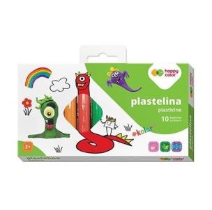 Opakowanie Plastelina szkolna okrągła 10 kolorów HAPPY COLOR
