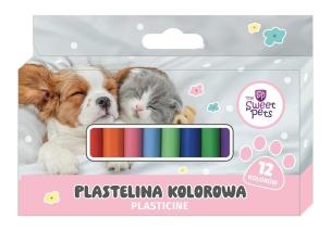 Plastelina The Sweet Pets 12 kolorów. Wydawca: Beniamin. Multiszop.pl Opakowanie Plastelina The Sweet Pets 12 kolorów