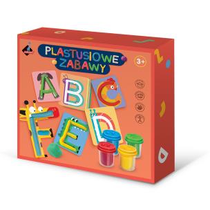 Plastusiowe zabawy - literki. Wydawca: Askato. Multiszop.pl Opakowanie Plastusiowe zabawy - literki