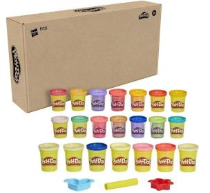 Play Doh Zestaw 21 słoiczków z akcesoriami. Wydawca: Hasbro. Multiszop.pl Opakowanie Play Doh Zestaw 21 słoiczków z akcesoriami