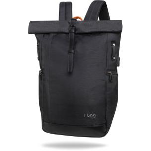 Opakowanie Plecak kurierski zwijany na laptopa R-bag Roll Black