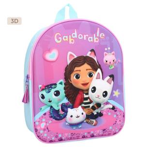 Opakowanie Plecak przedszkolny 3D Koci Domek Gabi