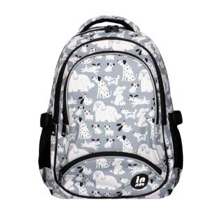 Opakowanie Plecak szkolny Psy szary