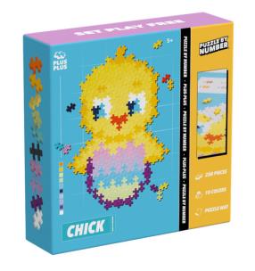 Opakowanie Plus-Plus Puzzle By Number Kurczak - 250 Elementów