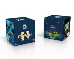 Opakowanie Plus-Plus świecące w ciemności 600 elementów