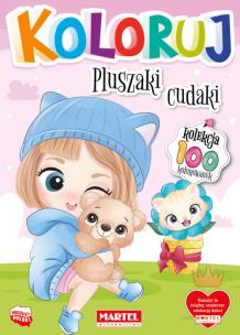 Okładka książki Pluszaki cudaki. Koloruj