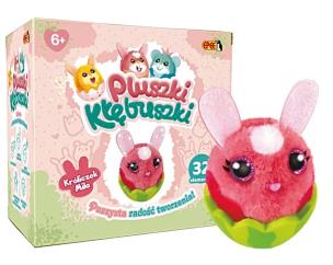 Pluszki-Kłębuszki 32el Króliczek Mila. Wydawca: EPEE. Multiszop.pl Opakowanie Pluszki-Kłębuszki 32el Króliczek Mila