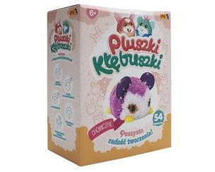Pluszki-Kłębuszki 54el Chomiczek. Wydawca: EPEE. Multiszop.pl Opakowanie Pluszki-Kłębuszki 54el Chomiczek
