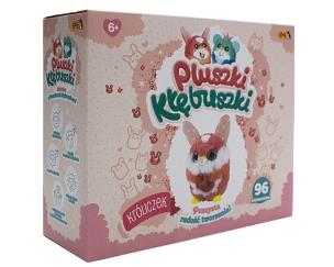 Pluszki-Kłębuszki 96el Króliczek. Wydawca: EPEE. Multiszop.pl Opakowanie Pluszki-Kłębuszki 96el Króliczek