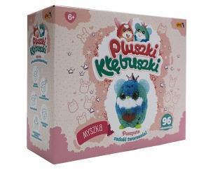 Pluszki-Kłębuszki 96el Myszka. Wydawca: EPEE. Multiszop.pl Opakowanie Pluszki-Kłębuszki 96el Myszka