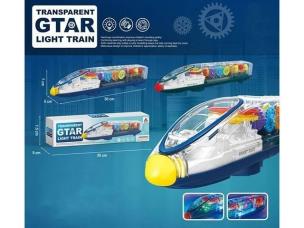 Opakowanie Pociąg przezroczysty światło dźwięk