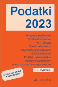 Okładka książki Podatki 2023 z aktualizacją online