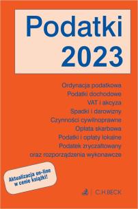 Okładka książki Podatki 2023 z aktualizacją online