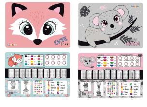 Podkład dwustronny dziewczęcy mix (10szt) BAMBINO. Wydawca: ST-MAJEWSKI. Multiszop.pl Opakowanie Podkład dwustronny dziewczęcy mix (10szt) BAMBINO