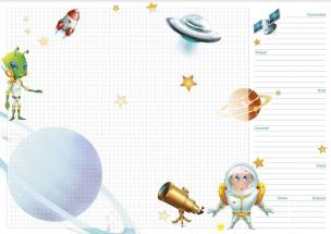 Opakowanie Podkład na biurko Planer Kosmos