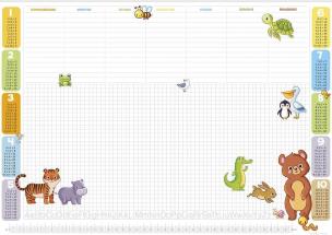 Opakowanie Podkład na biurko Planer Zwierzaki