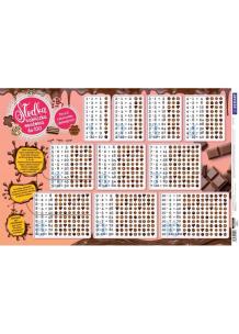 Podkładka na biurko Słodka tabliczka mnożenia. Wydawca: Demart. Multiszop.pl Opakowanie Podkładka na biurko Słodka tabliczka mnożenia