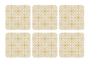 Opakowanie Podkładki pod kubek małe Luxe 6szt