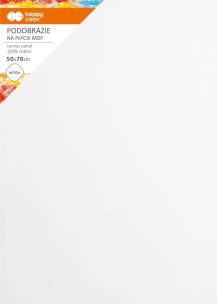 Opakowanie Podobrazie bawełniane 50x70 impregnowane białe MDF 4mm Happy Color