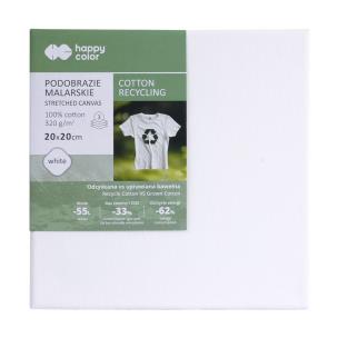 Opakowanie Podobrazie malarskie bawełna z recyclingu 20X20cm Happy Color