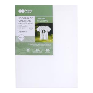 Opakowanie Podobrazie malarskie bawełna z recyclingu 30X40cm Happy Color