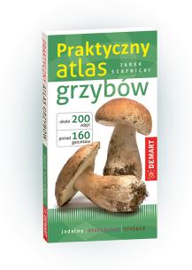 Podręczny atlas grzybów. Autor: Jarek Szafnicki. Multiszop.pl Okładka książki Podręczny atlas grzybów