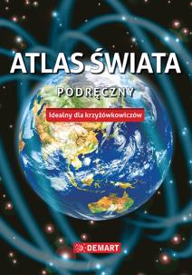 Okładka książki Podręczny atlas świata. Idealny dla krzyżówkowiczów