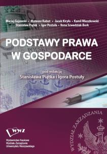 Okładka książki Podstawy prawa w gospodarce