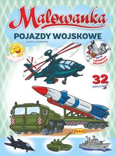 Okładka książki Pojazdy wojskowe. Malowanka