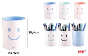 Opakowanie Pojemnik okrągły na długopisy podwójny MIX